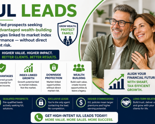IUL Leads: Tap Into High-Intent Clients Seeking Tax-Advantaged Wealth Growth